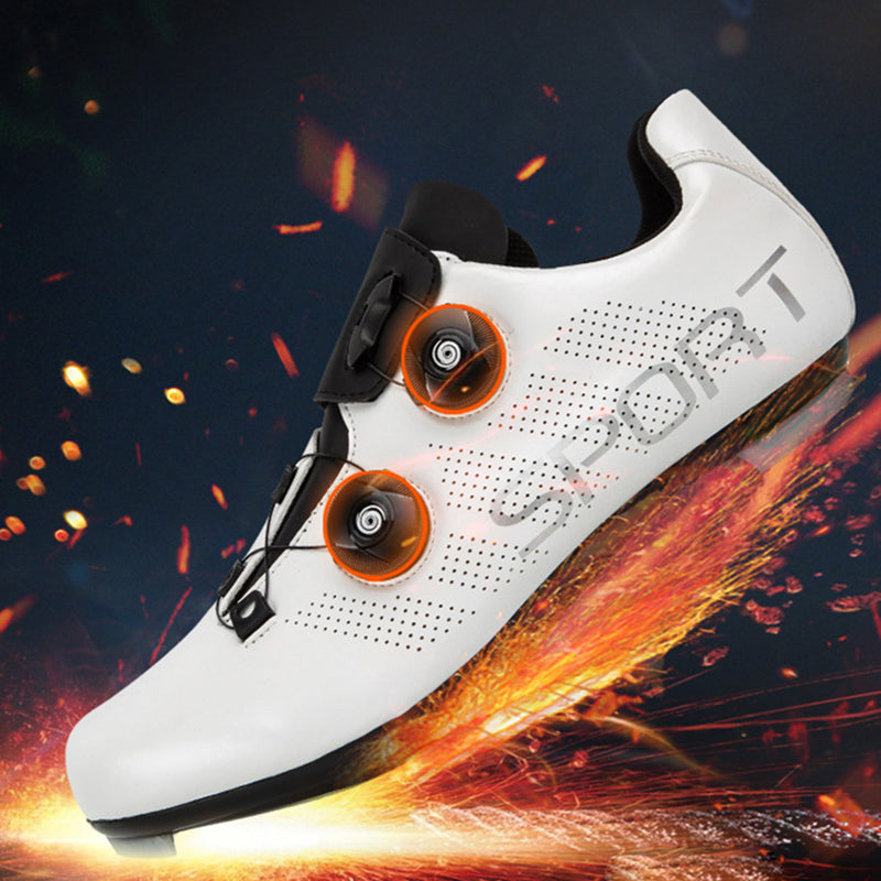 Lockable cycling shoes for men and women road bikes to help hard-bottom cycling