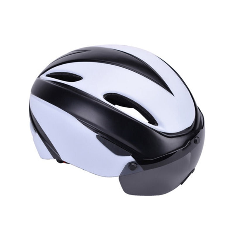 Cycling sports cycling helmet adult goggles integrated mountain bike bicycle helmet