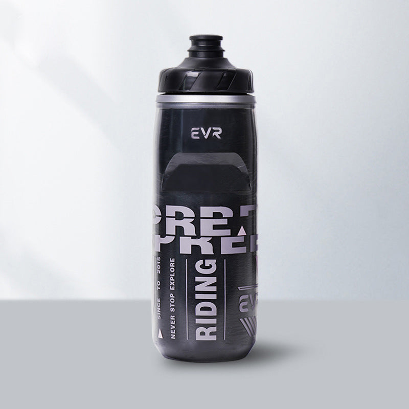 Cycling water bottle for cold and hot keeping squeeze sports water cup