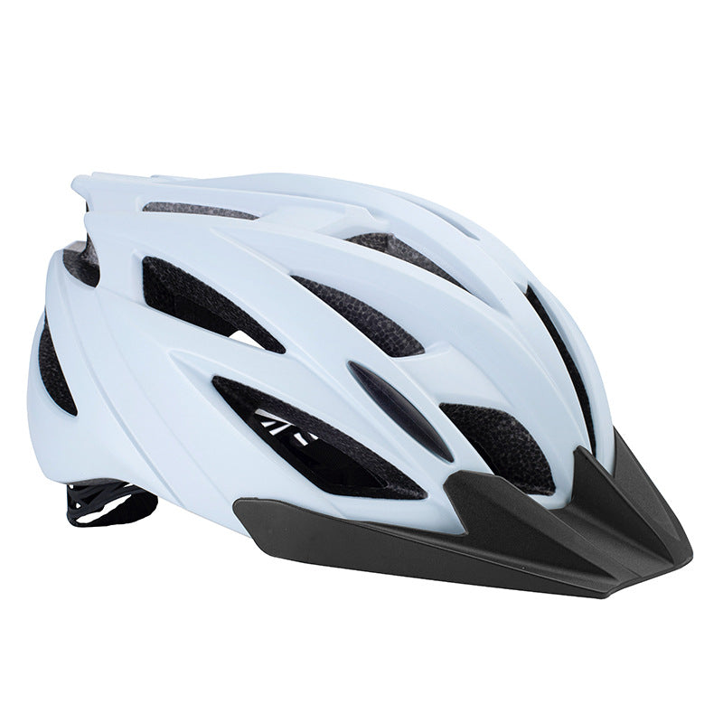 Adult bicycle one-piece detachable brim mountain bike road bike cycling helmet