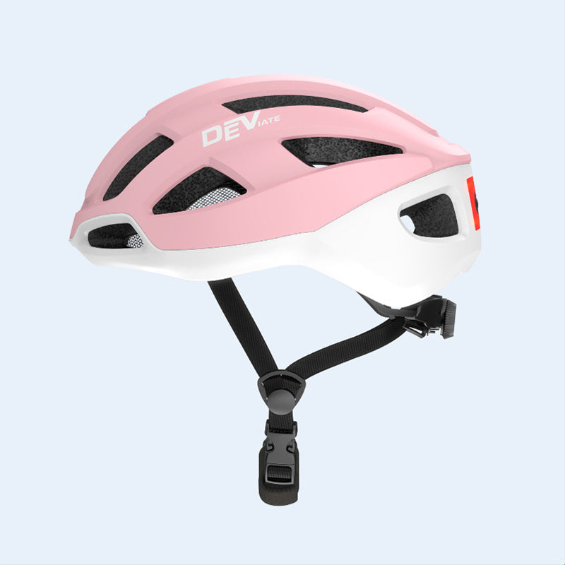 Cycling helmet bright taillight one-piece molding full-edge mountain bike helmet unisex
