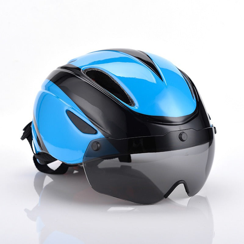 Cycling sports cycling helmet adult goggles integrated mountain bike bicycle helmet