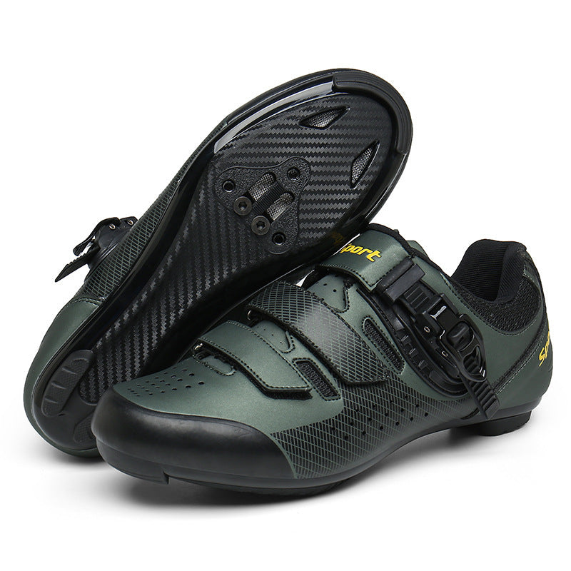 Cycling shoes comfortable wear-resistant road lock shoes anti-slip buckle shoes