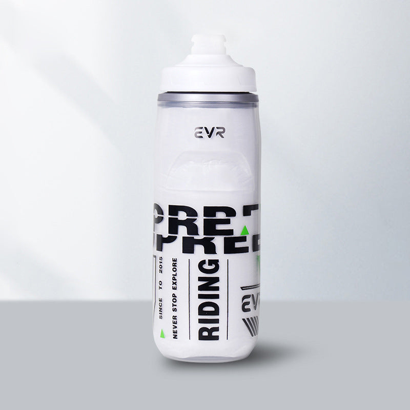 Cycling water bottle for cold and hot keeping squeeze sports water cup
