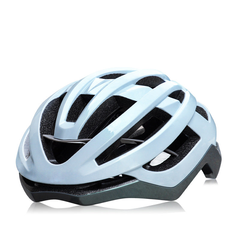Mountain bike road cycling helmet with frame, double-shell one-piece molded safety helmet, breathable