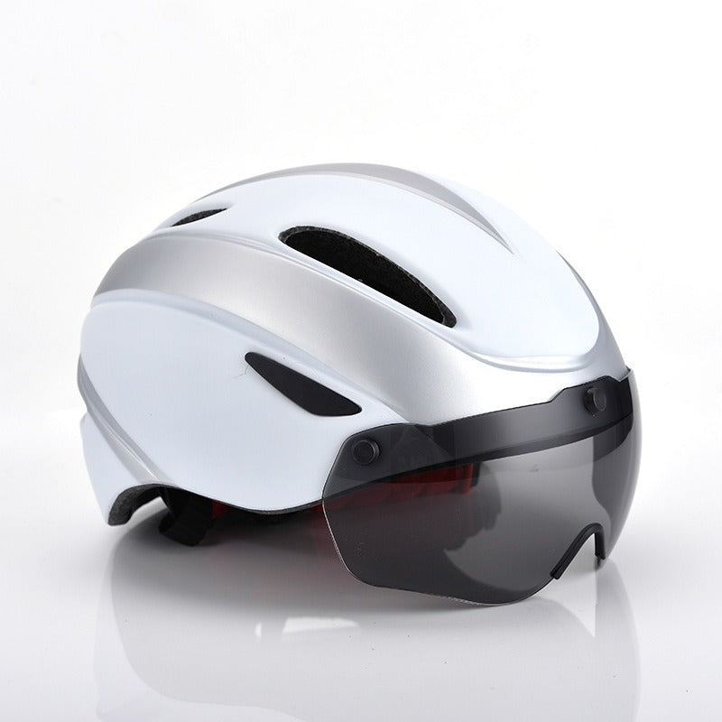 Cycling sports cycling helmet adult goggles integrated mountain bike bicycle helmet