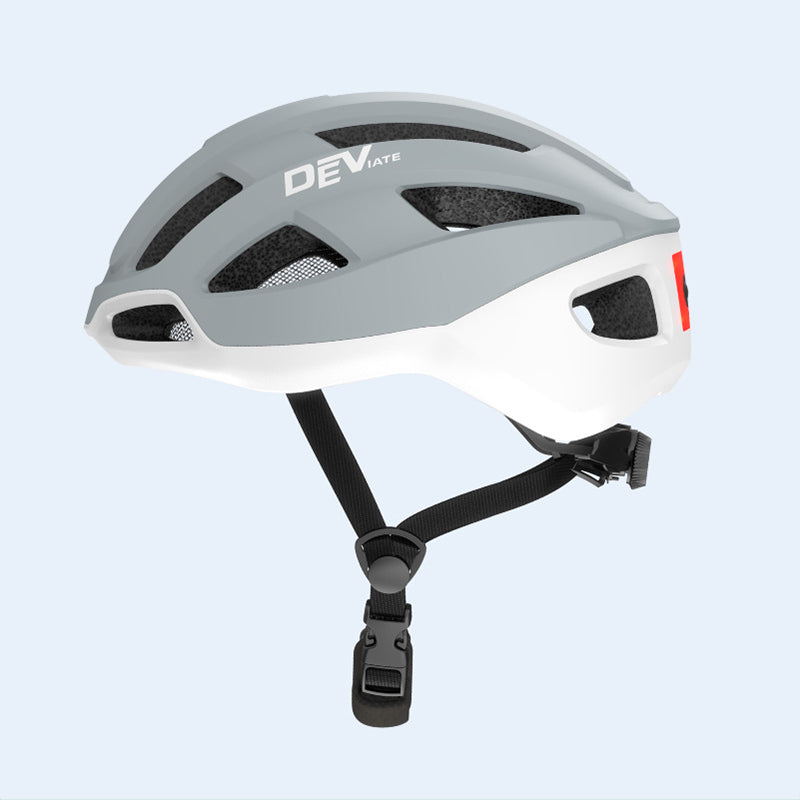 Cycling helmet bright taillight one-piece molding full-edge mountain bike helmet unisex