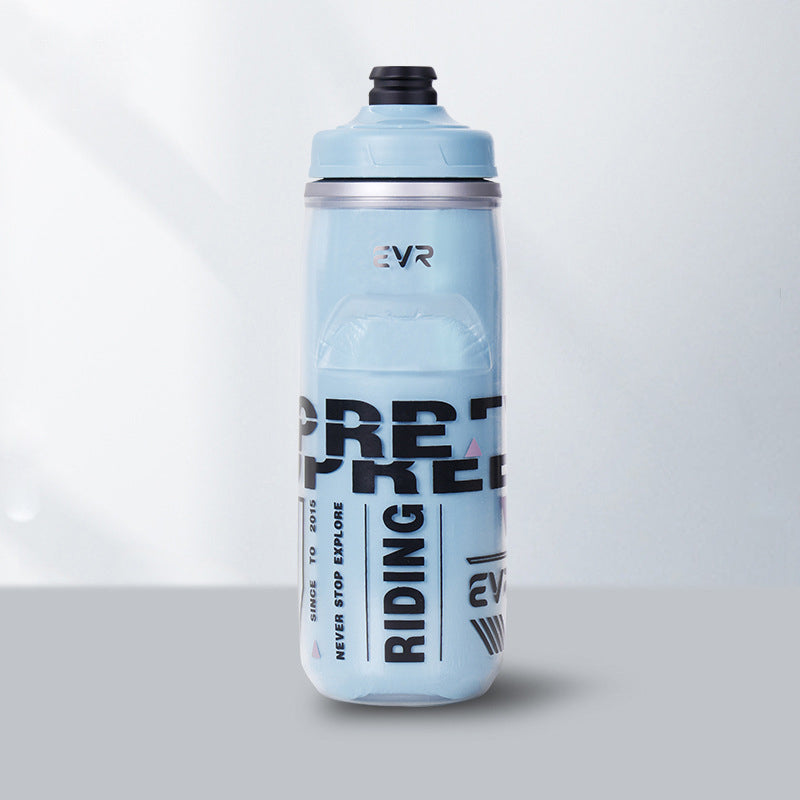 Cycling water bottle for cold and hot keeping squeeze sports water cup