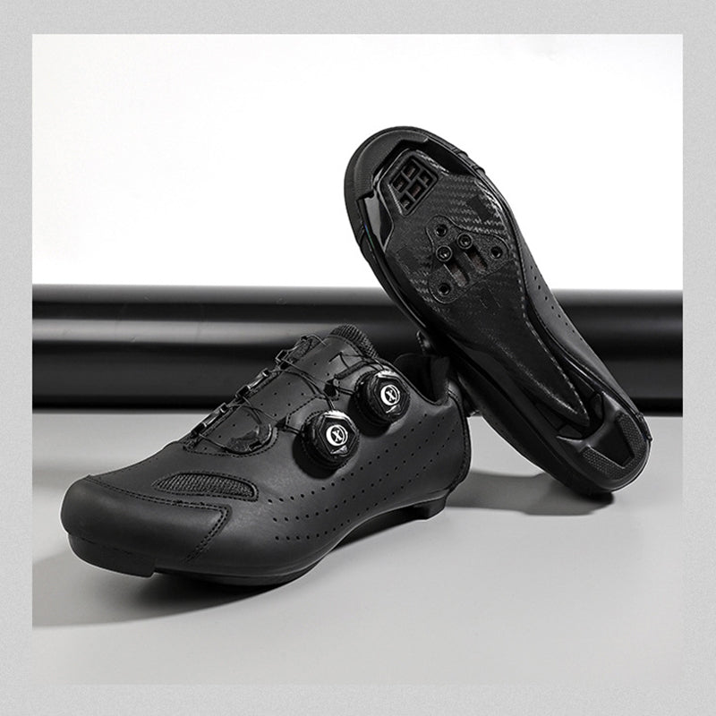 Road bike lock shoes all-match breathable hard-soled cycling shoes to help outdoor cycling shoes