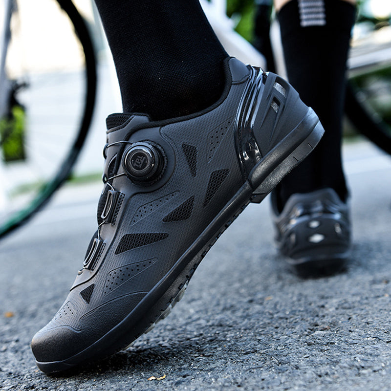 Bicycle shoes cycling shoes men's and women's road bike lockless shoes power shoes hard sole