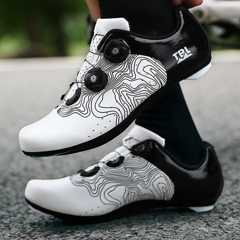 Anti-slip cycling sports lock shoes outdoor road men's and women's cycling shoes