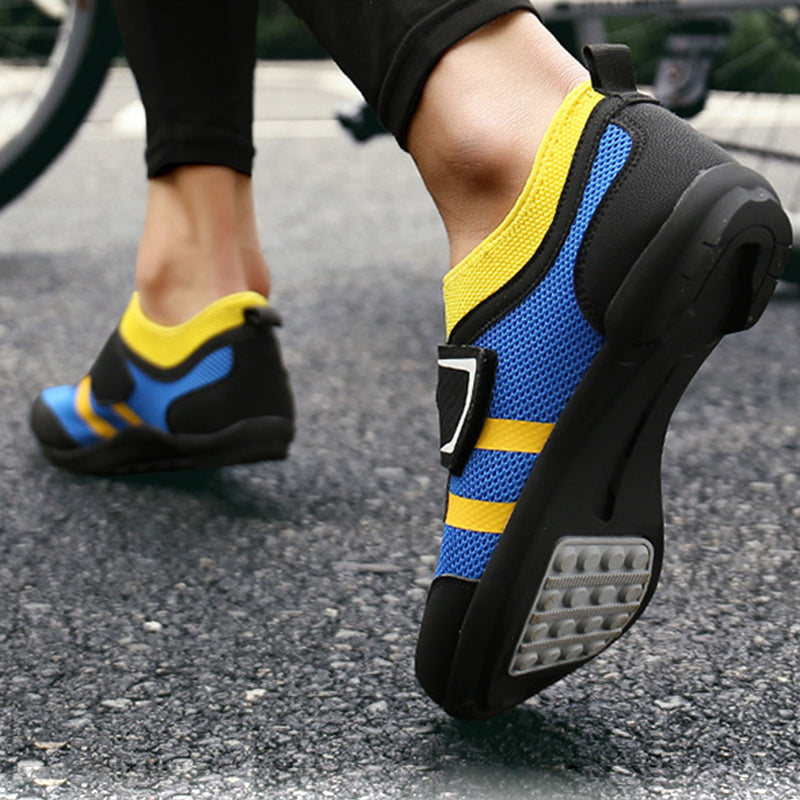 Cycling shoes men's and women's non-locking bicycle shoes road non-locking lightweight cycling shoes