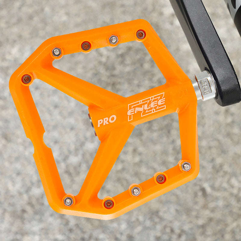 Bicycle nylon pedals downhill off-road pedals widened pedals non-slip pedals