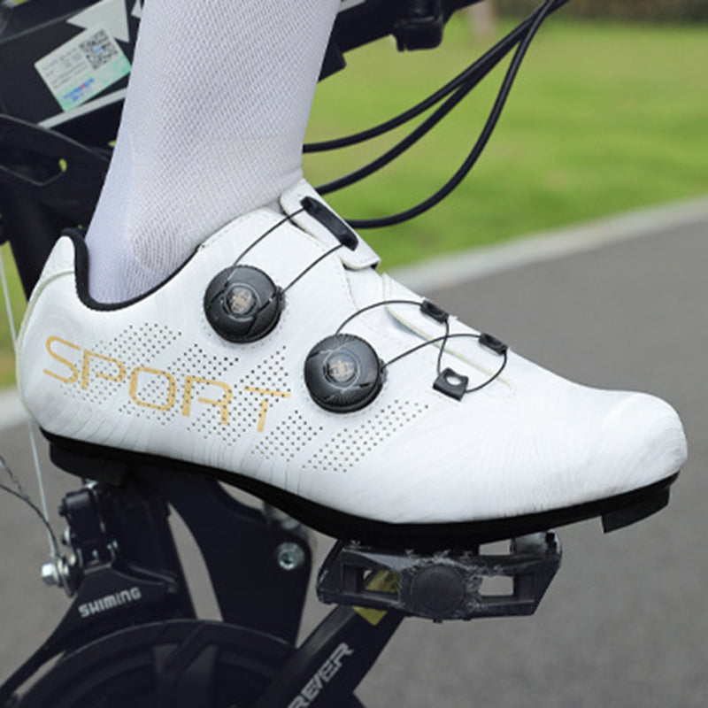 Bicycle lockable cycling shoes for men and women road bike lock shoes hard sole dynamic cycling shoes wide sole shoes