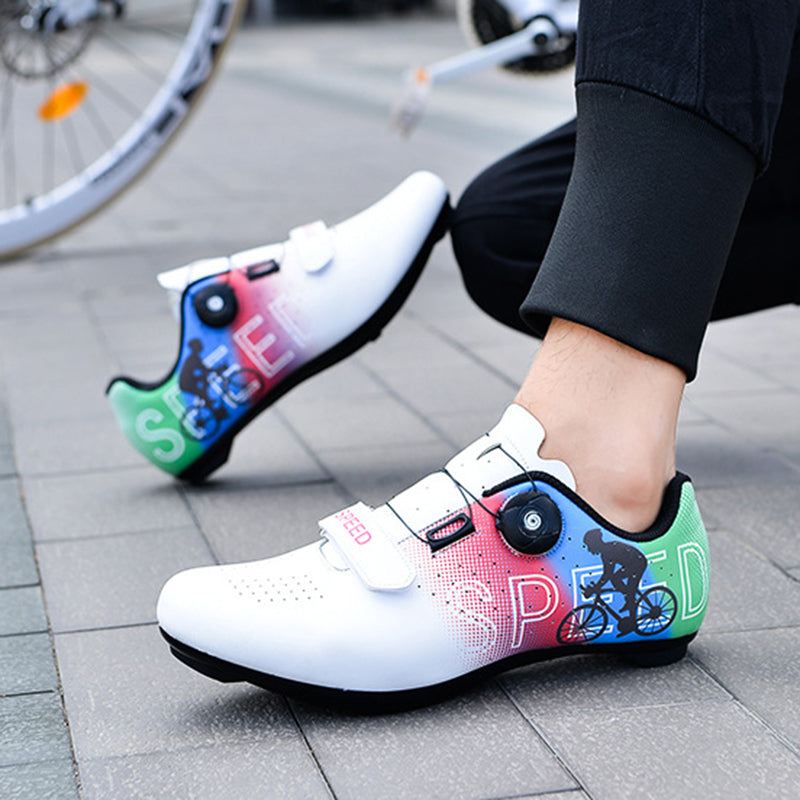 Road bike lock shoes hard sole breathable cycling shoes cycling shoes lock shoes
