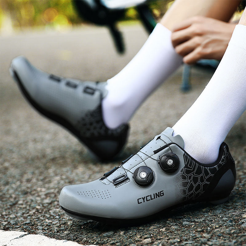 Lock-free cycling shoes hard-soled outdoor road bike set cycling shoes