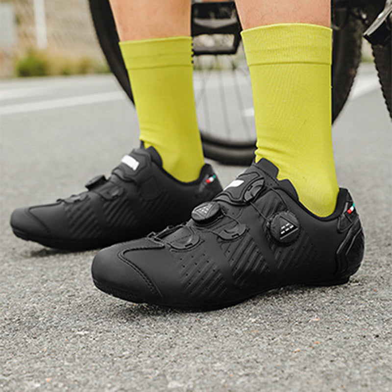 Road bike lock shoes bicycle cycling shoes summer hard sole breathable wear-resistant cycling lock shoes