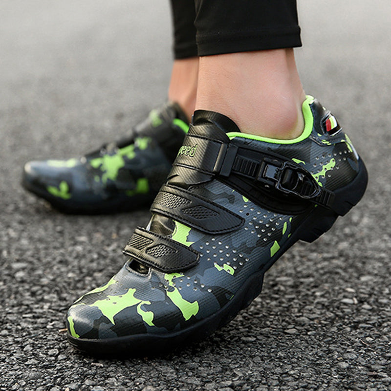Colorful cycling shoes with locks, non-locking shoes, men's and women's cycling shoes, bicycle road shoes