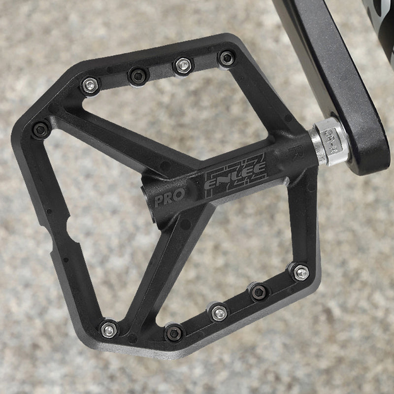 Bicycle nylon pedals downhill off-road pedals widened pedals non-slip pedals