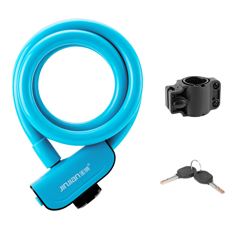 Bicycle lock anti-theft lock bar lock wire lock bicycle lock mountain bike lock