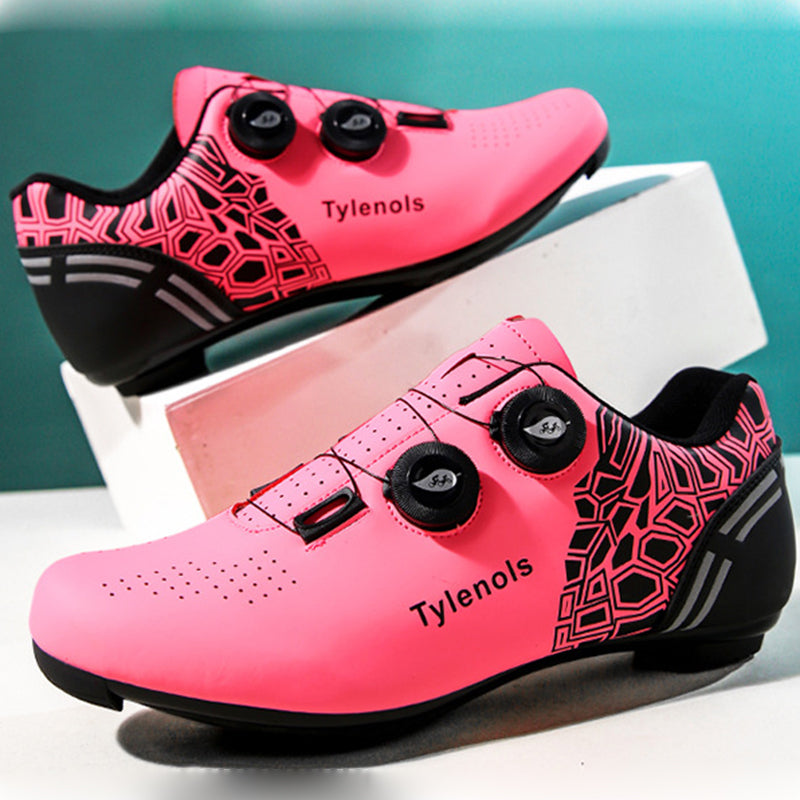 Bicycle men's and women's cycling shoes road bike lock shoes breathable dynamic cycling shoes