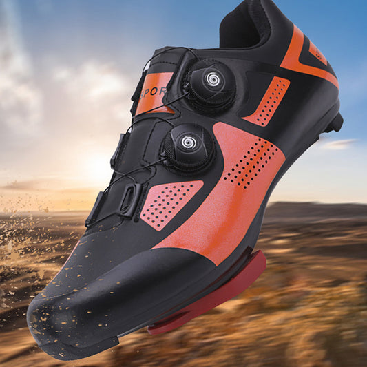 Outdoor cycling shoes, bicycle shoes, men's and women's hard-soled tension road shoes