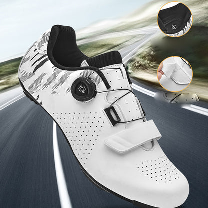 Cycling shoes, road bike lock shoes, men's and women's power cycling shoes