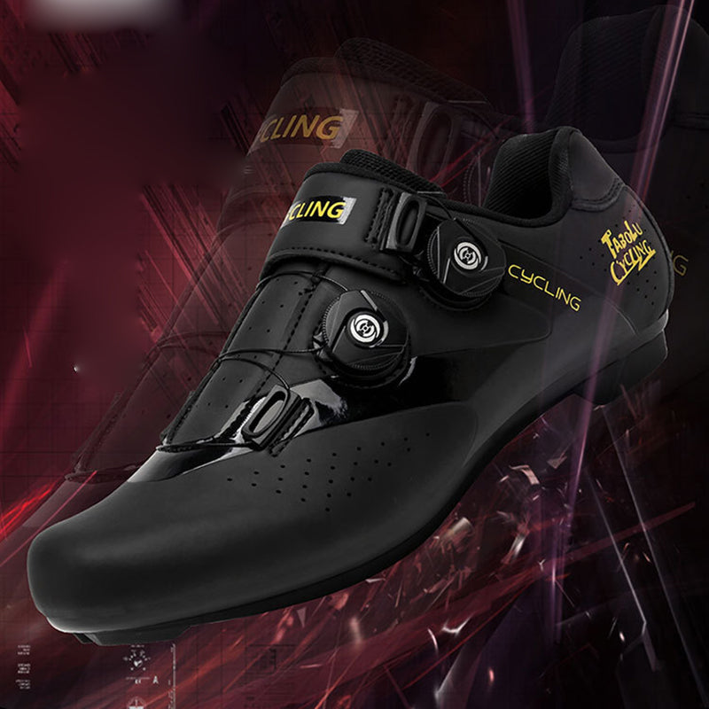 Lightweight breathable bicycle cycling lockless shoes outdoor sports road four seasons cycling shoes