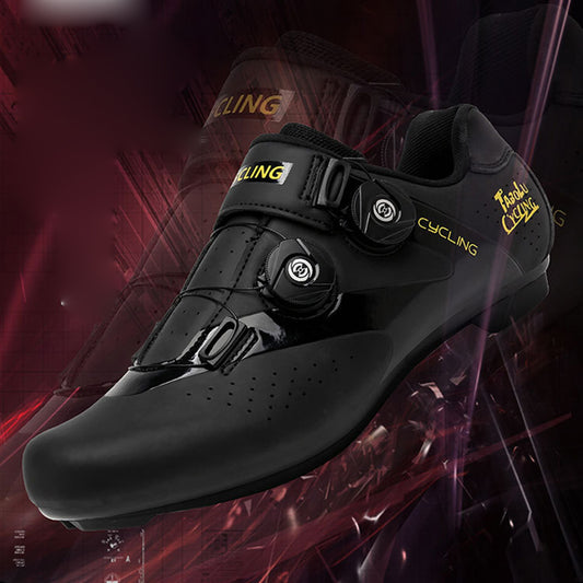 Lightweight breathable bicycle cycling lockless shoes outdoor sports road four seasons cycling shoes