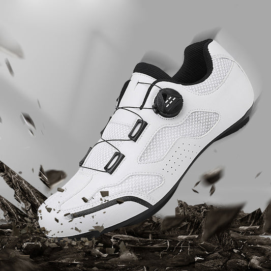 Breathable road bike lock shoe set bicycle shoes cycling shoes hard sole