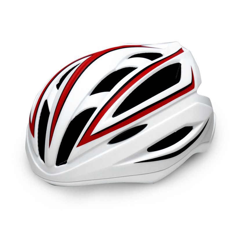 One-piece molded bicycle helmet for urban commuting and outdoor sports cycling