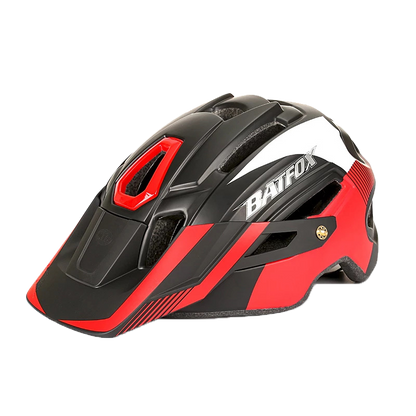 Mountain bike one-piece cycling helmet with warning light cycling helmet