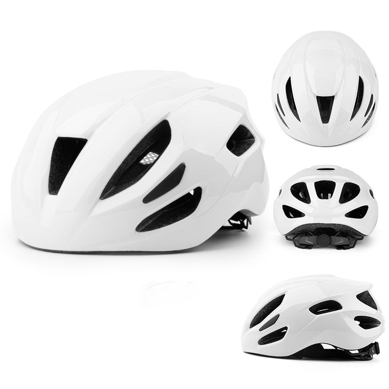 bicycle helmet, road bike, roller skate, mountain bike gear, all in one molded design