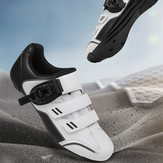 Lockable cycling shoes palladium buckle lock shoes men's and women's road bicycle power shoes hard sole