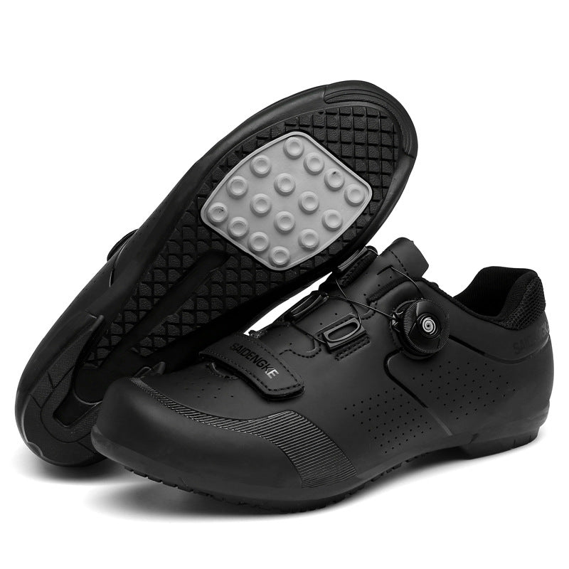 Lightweight and breathable cycling rubber shoes for outdoor sports and road cycling