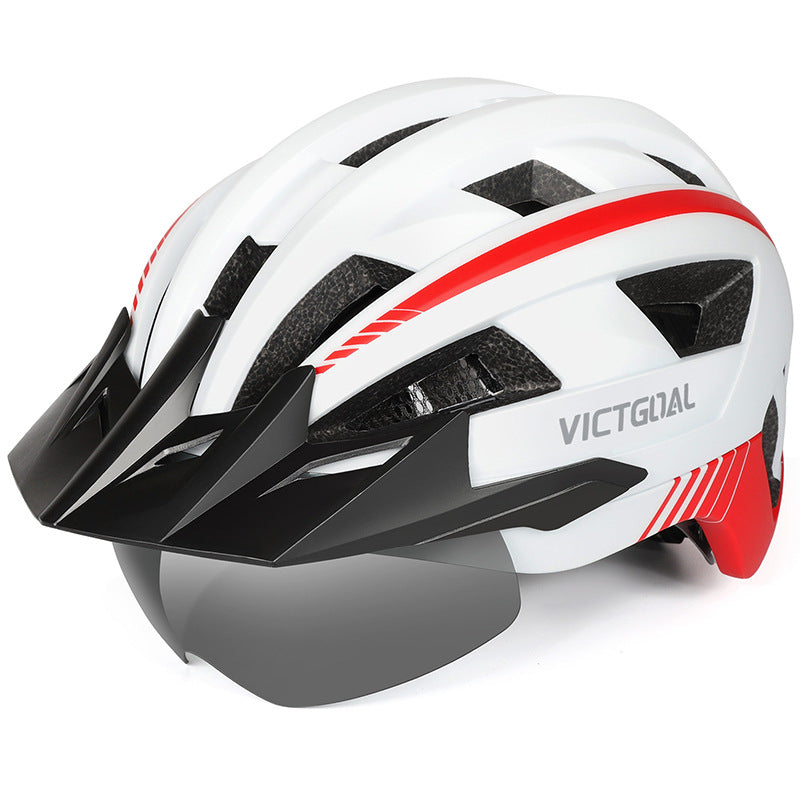 Wind-breaking breathable bicycle safety helmet
