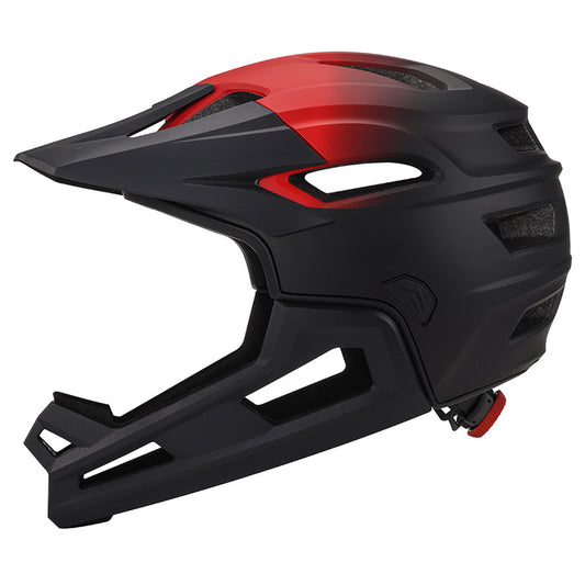 Outdoor adult riding mountain forest competition off-road helmet detachable mountain bike full helmet