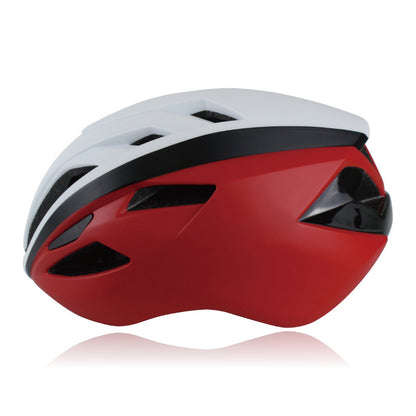 One-piece molded aerodynamic cycling helmet for adults, mountain bike, road bike, and bicycle safety helmet