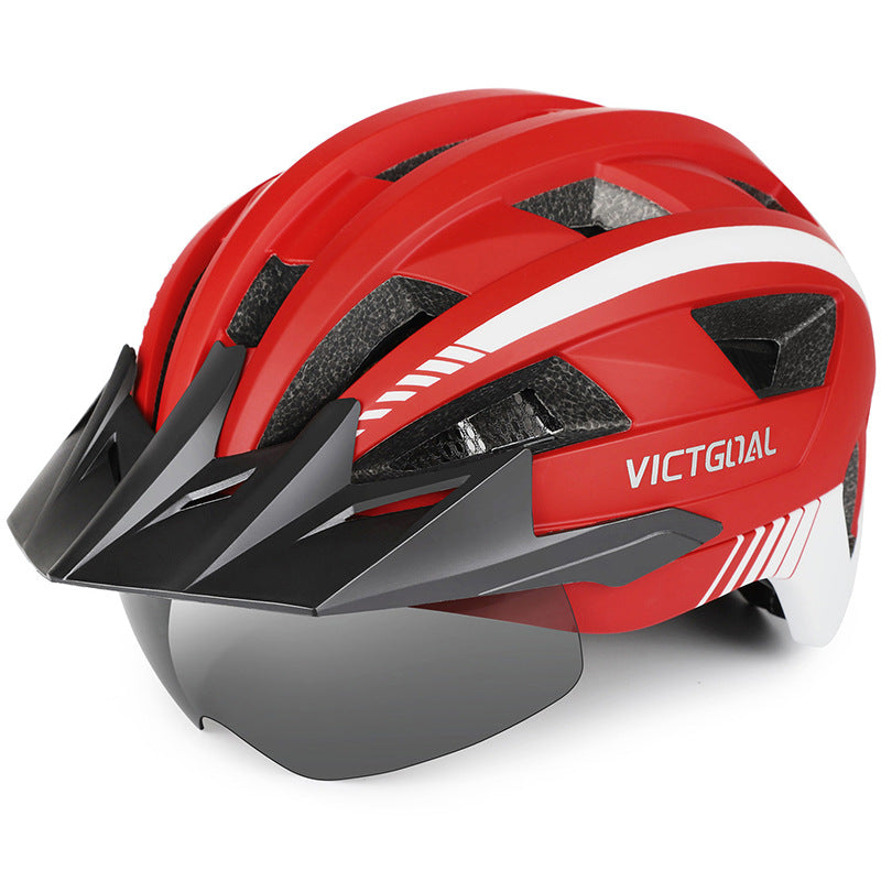 Wind-breaking breathable bicycle safety helmet