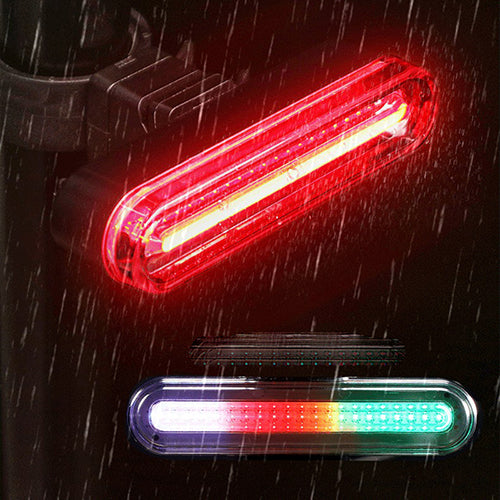 Colorful warning lights Night cycling lights Wireless remote control USB turn signal