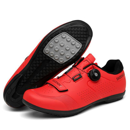 Lightweight and breathable cycling rubber shoes for outdoor sports and road cycling