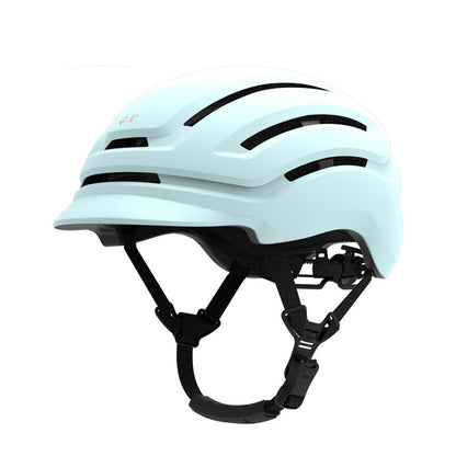 Cycling helmet with lights, ventilation, one-piece molding, outdoor leisure, comfortable sports protective helmet