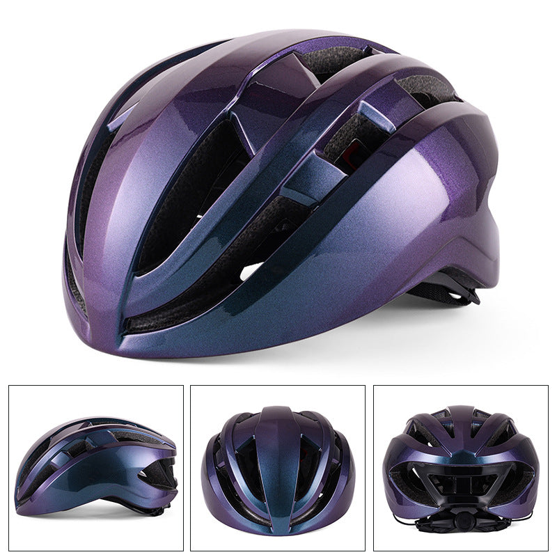 Mountain bike road bike riding helmet, one-piece molded ultralight protective gear, safety helmet