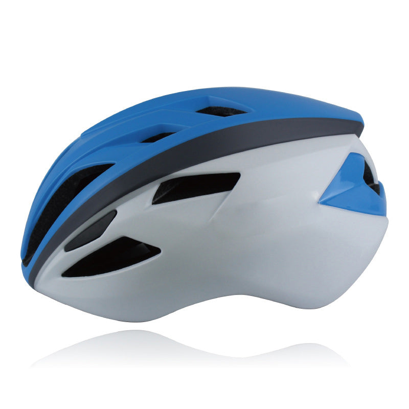 One-piece molded aerodynamic cycling helmet for adults, mountain bike, road bike, and bicycle safety helmet