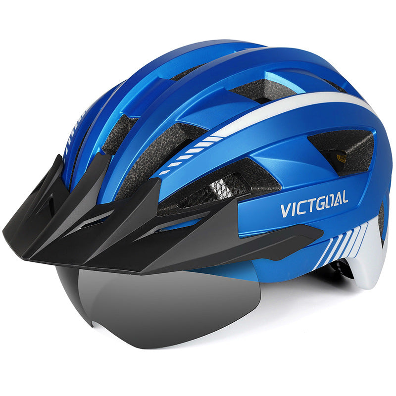Wind-breaking breathable bicycle safety helmet