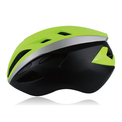 One-piece molded aerodynamic cycling helmet for adults, mountain bike, road bike, and bicycle safety helmet