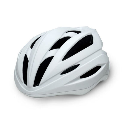 One-piece molded bicycle helmet for urban commuting and outdoor sports cycling