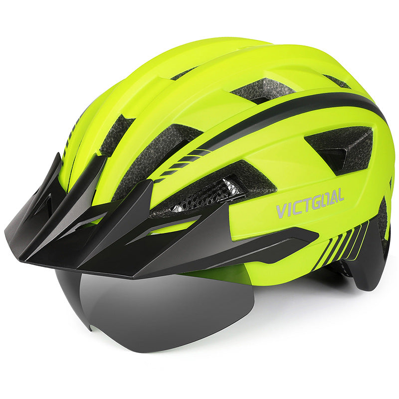 Wind-breaking breathable bicycle safety helmet