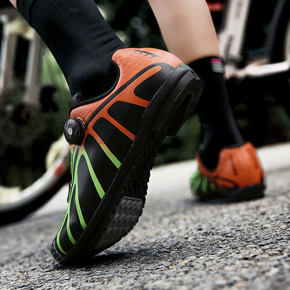 Cycling shoes men's and women's lockless bicycle shoes breathable