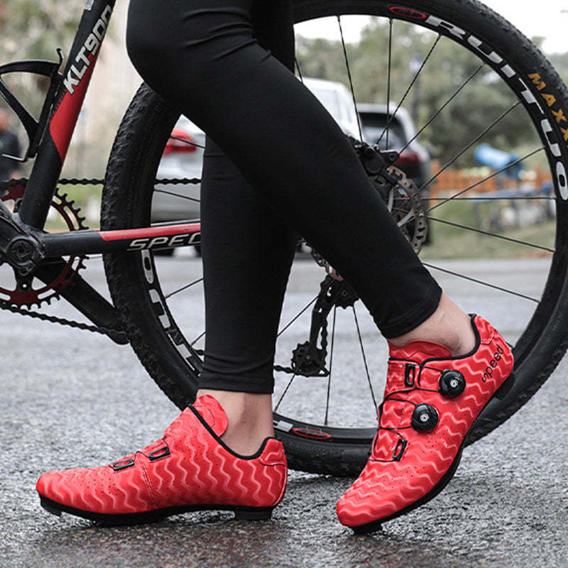 Road bike hard sole lock shoes cycling shoes outdoor
